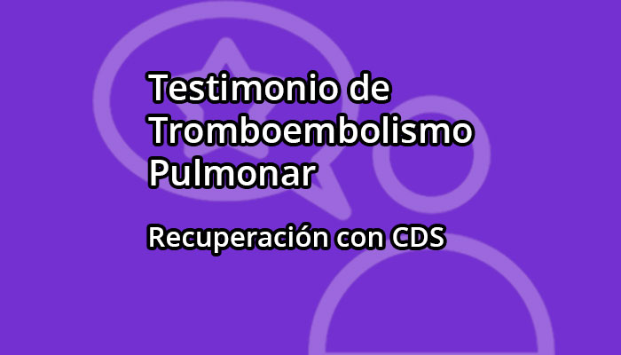 testimonio tromboembolismo pulmonar